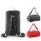 Black / Gray Custom Travel Luggage Sports Gym Water Resistant Bag